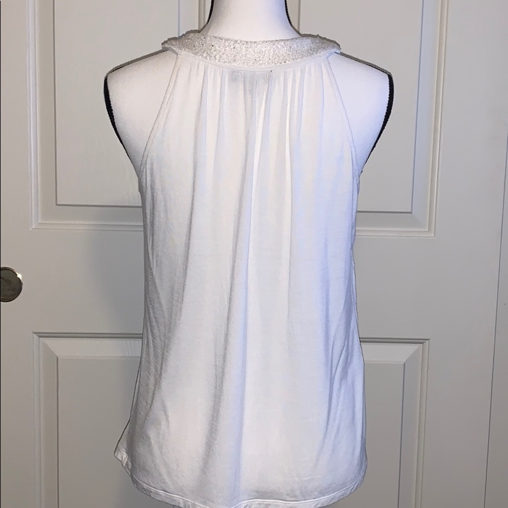 Express sz Small jeweled neck line tank - Picture 3 of 5